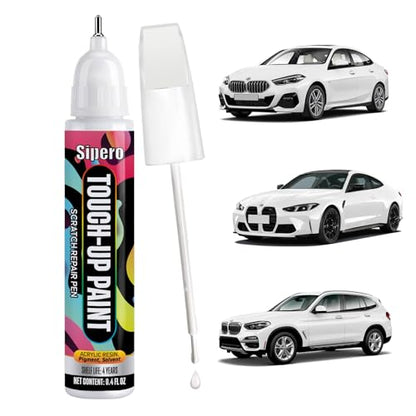 Alpine White (300) Touch Up Paint for BMW 3/X1/X5/4 Series - color: Alpine White (300)