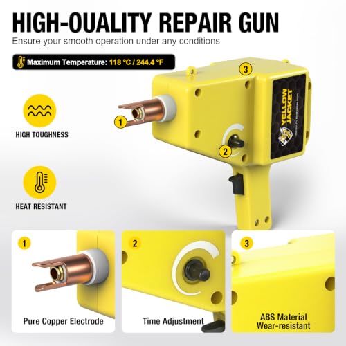 YELLOW JACKET Stud Welder Kit with Complete Accessories