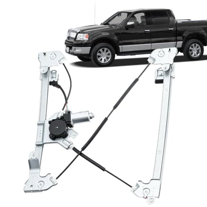 741-428 Front Driver Power Window Regulator with Motor Fit for Ford F150 - size: Front Left, style: 741-428