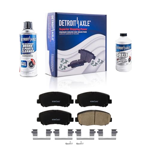 Detroit Axle - Front Brake Pads for Jeep 2014-2022 Cherokee 2015-2017 - size: 4P49110/Kit