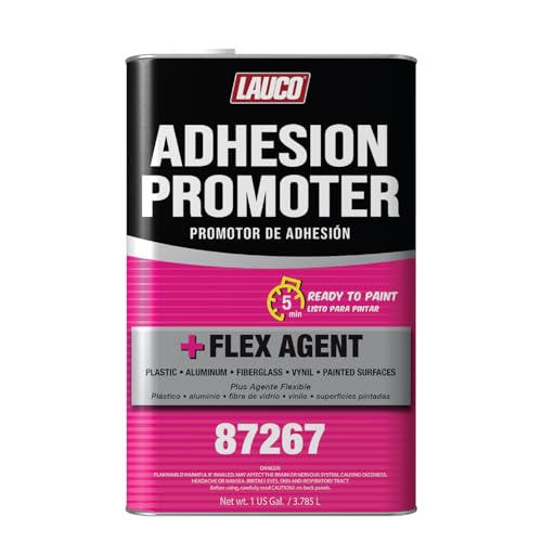 LAUCO Adhesion Promoter Gallon, Automotive Surface Adhesion Enhancer with Flex Agent for Plastic, Metal, Fiberglass, and Vinyl, Fast Dry, Ready to Paint in 5 Minutes 87267 - size: Gallon