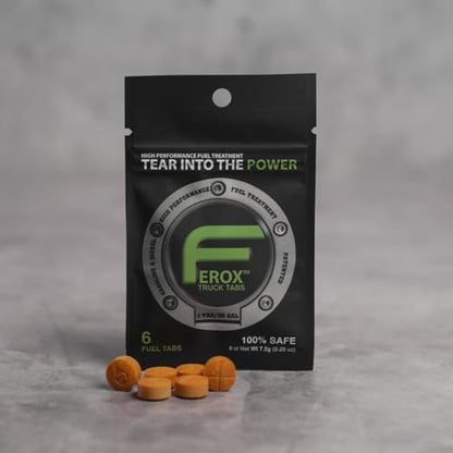 Ferox Fuel Catalyst for Trucks, Heavy-Duty Fuel Treatment for Diesel, Gas - size: Pack of 6 - Truck