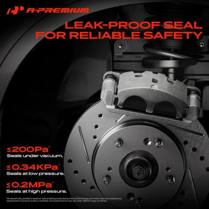 A-Premium Front Left and Right Side Disc Brake Caliper with Bracket
