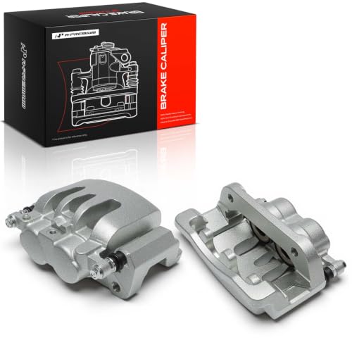 A-Premium Rear Left and Right Side Disc Brake Caliper with Bracket - style: Rear Driver and Passenger