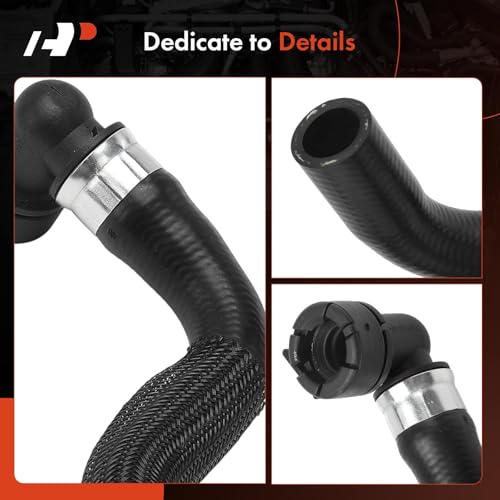 A-Premium Outlet HVAC Heater Hose Pipe Line Assembly with Protective Sleeve