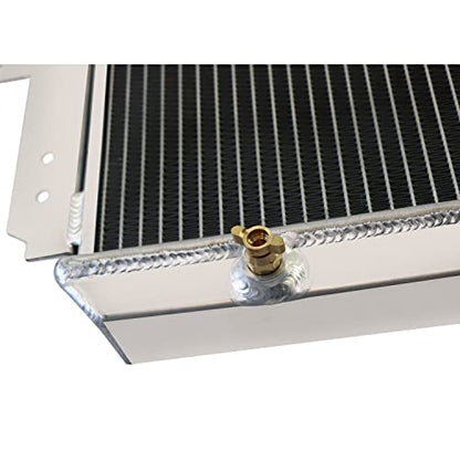 Radiator for 1985-1995 Suzuki Samurai Sierra Jimny Hardtop SJ410 SJ413 1.3L - size: 2 Row Radiator w/CNC Cap
