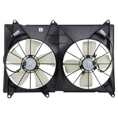 TRQ Radiator Dual Cooling Fan Assembly - style: RFA73770