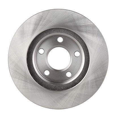TRQ Front and Rear Brake Pad and Rotor Set Ceramic - style: BKA11170