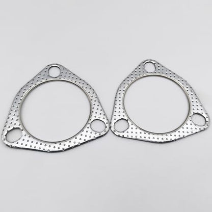 2.5 Inch Exhaust Gasket 3-Bolt 63.5mm Flange High Temperature Graphite - size: 2.5 in
