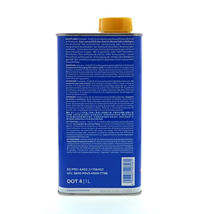 ATE Original SL.6 DOT 4 Brake Fluid, 1 Liter Can - style: SL.6 DOT 4