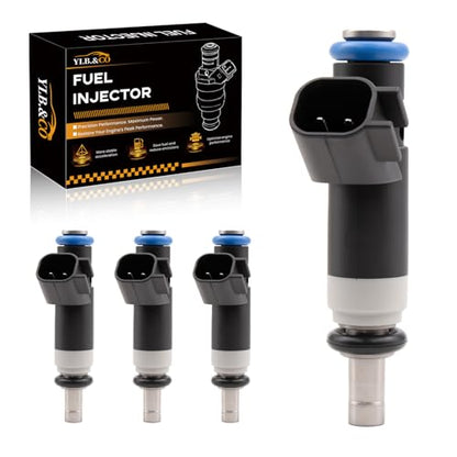 Fuel Injectors FJ1058 Compatible with Chrysler Jeep L4 2.0L 2.4L 2007-2017 - size: FJ1058 4P