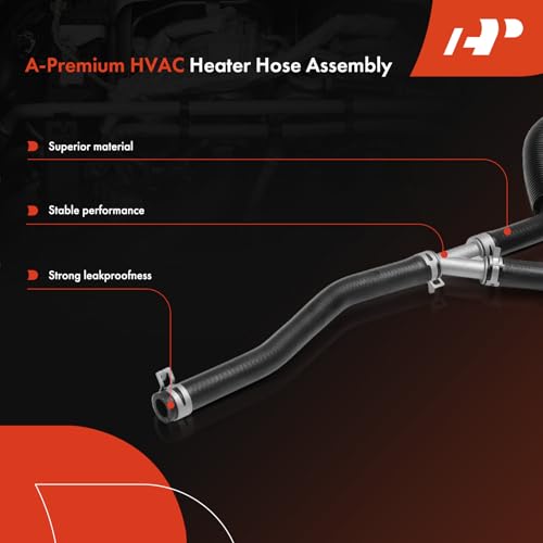 A-Premium Supply and Return HVAC Heater Hose Assembly