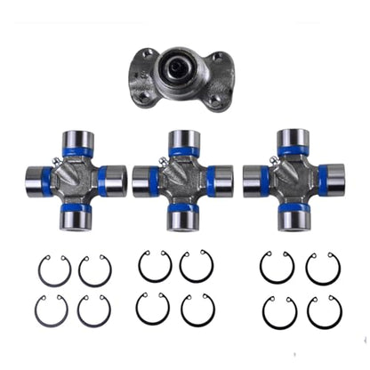 BestParts Front Driveshaft 3x Universal Joints with Spicers and CV Socket Rebuild Kit Compatible with Jeep Wrangler TJ Compatible with Cherokee XJ Replace 211355X 5-153X
