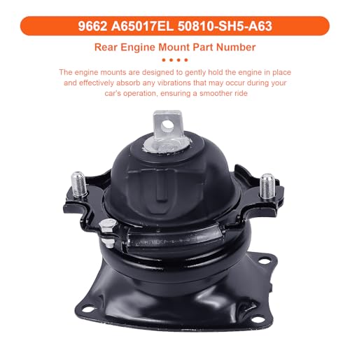Engine Motor Mount Set & Trans Mount,Replaces A4575EL A4587 A65017EL A65015 - size: Odyssey 11-13 3.5L