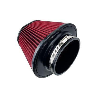 Cold Air Intake Filter 24-91064 Air Intake Filter 5 IN F x (9x7-1/2) IN B x (6-3/4x5-1/2) IN T x 7 IN H Intake Filter