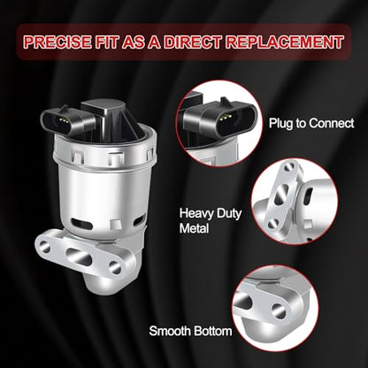 EGR Valve Replacement EGV612 Compatible with Buick for Century 2000-2005,for Chevy for Impala 00-05,for Malibu 2000-2006,for Venture 2000-2005 Automotive Exhaust Gas Recirculation