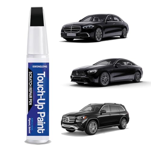 197/9197 Obsidian Black Touch Up Paint for Mercedes-Benz E/GLC/GLE Class - color: 197/9197 Obsidian Black