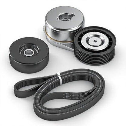 Tensioner Belt Serpentine Driver Belt Idler Pulley Component Kit - size: for Explorer/Mountaineer 1996-1999