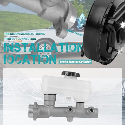 M39637 Brake Master Cylinder with Reservoir and Cap Compatible with Ford and Mercury Vehicles - Mustang 1987-1993, Thunderbird 1987-1988, Cougar 1987-1988 - size: M39637