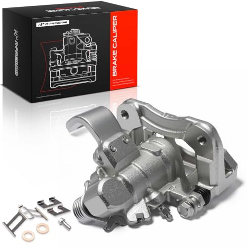 A-Premium Rear Right Passenger Disc Brake Caliper with Bracket - style: Rear Passenger Side