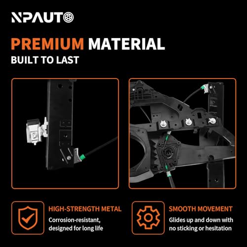 Front Right Power Window Regulator with Panel Without Motor for Expedition - style: Front Passenger Side