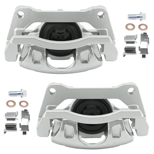 Betthand Front Brake Calipers Fit for 07-17 Jeep Wrangler, 08-12 Liberty - size: 18B5044+18B5045