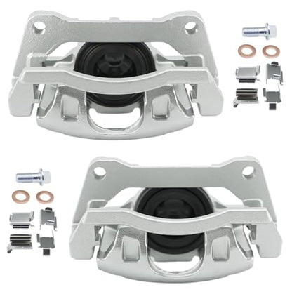Betthand Front Brake Calipers Fit for 07-17 Jeep Wrangler, 08-12 Liberty - size: 18B5044+18B5045