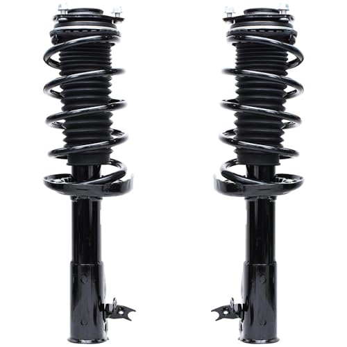 Detroit Axle - 4pc Front Steering Knuckles Kit for 2006-2011 Honda Civic - size: 4QU47720/ Big strut kit