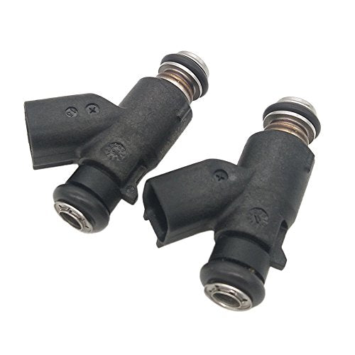 27709-06A 2pcs Set Fuel Injector 6 Holes Replacement for 2006-2015 Harley Davidson Motorcycle 25 Degree 27625-06 R2025DEG