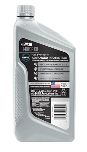 Valvoline Advanced Full Synthetic SAE 5W-30 Motor Oil 1 QT - size: 1 QT, style: Advanced Protection