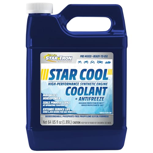 STAR BRITE Star-Cool Premium Synthetic PG Engine Coolant - 64 OZ (033264) - size: 0.5 Gallon