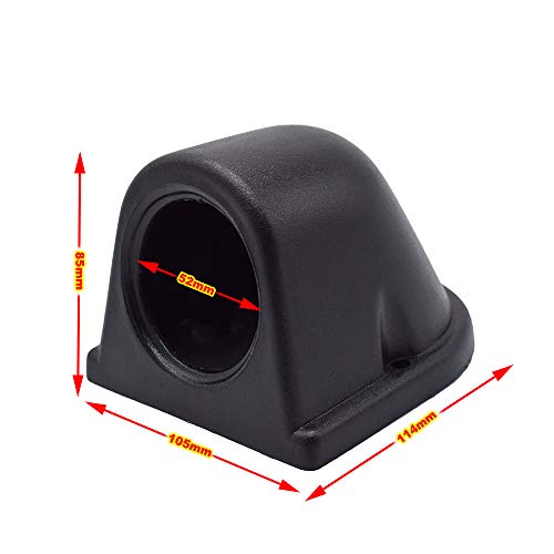 AUTOXBERT Universal 2'' 52mm Gauge Pod Single Hole Pillar Dashboard Mount Holder Bracket Dash Meter Cup - color: One Hole
