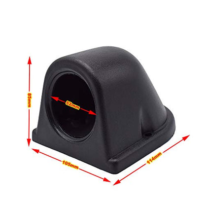 AUTOXBERT Universal 2'' 52mm Gauge Pod Single Hole Pillar Dashboard Mount Holder Bracket Dash Meter Cup - color: One Hole