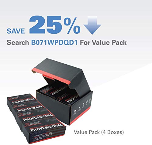CKAuto 1/4oz, Adhesive Stick-On Wheel Weights, Black, 4 Boxes, 240 oz Case - color: Black, size: 4 Boxes/960Pcs