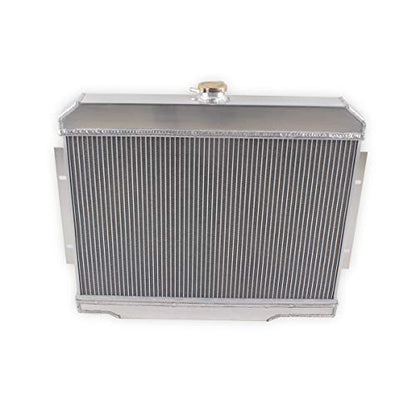 OHOB-COOL 3row Full Aluminum Radiator For 1972-1986 73 74 75 76 85 Jeep CJ CJ5 CJ6 CJ7 V8 Conversion (CHEVY ENGINES ONLY) - size: 72-86 jeep