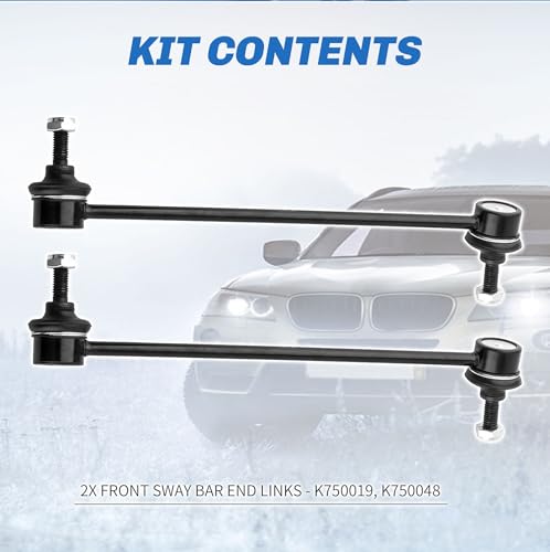 Stabilizer Sway Bar Link Front Compatible With Ford Taurus Five Hundred Taurus X Freestyle, Mercury Sable Mercury Montego Front Sway Bar End Links K750019 K750048 - size: K750019 & K750048