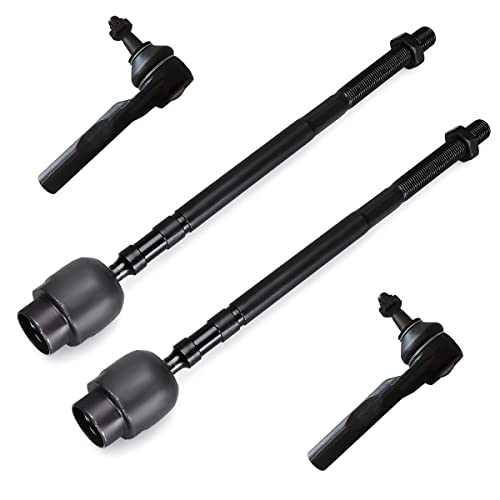 4pc Front Tie Rod End Kit ES3374 EV116 for Chevy Cavalier 1995-2005 - size: EV116 ES3374RL