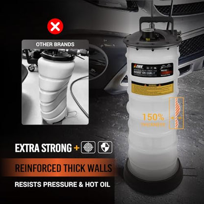EWK 12L Heavy Duty Manual Oil Extractor/Dispenser Pump - size: 12L (With Reinforced Tank)