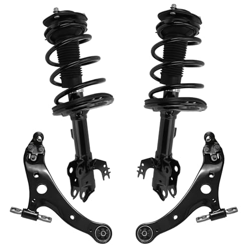 Detroit Axle - 4pc Front Struts Control Arms for 2013-2015 Toyota Avalon - size: 4CQ472345/Big Kit