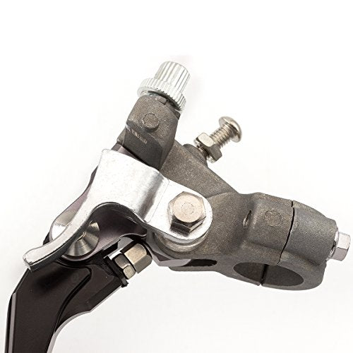 Dirt Bike Brake Master Cylinder Reservoir Cable Clutch Levers for TC TE CR WR FC TX FS 125 250 200 250 400 450 501 511 - color: Black