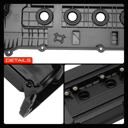Premium Engine Valve Cover - Compatible with Hyundai Accent, Kia Rio Rios, L4 1.6L DOHC, Replacement # 2244126801