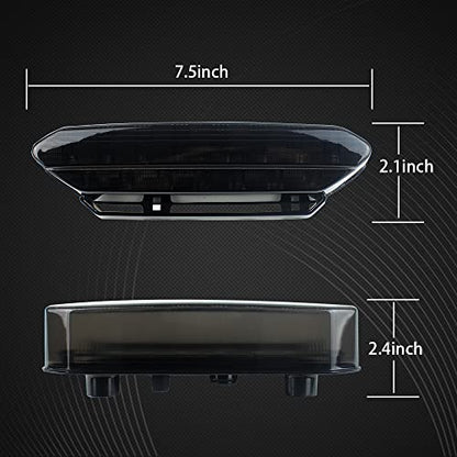 YFZ450 LED Tail Light Brake Rear Light for ATV 2006-2009 Yamaha yfz 450(Smoked 1pcs)