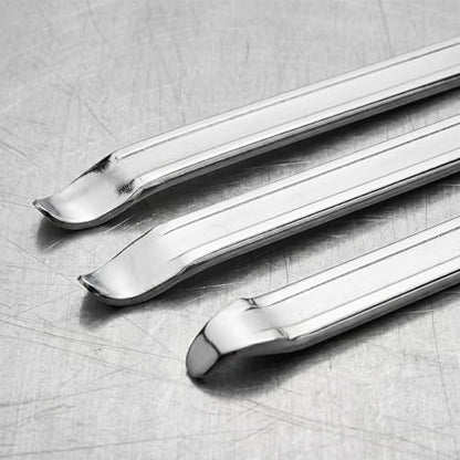 Fasmov 3 Pcs Irons Changing Tool, 12 inch Tire Iron Spoons Changing Lever Bar, Motorcycle Tire Spoons Set, Tire Remove Tool for Bike Motorcycle Scooter Bicycle Mower
