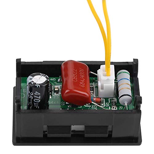 AC Voltmeter Digital LED Display Voltage Meter Panel 2 Wire Mini Voltage Tester 70-380V Volt Gauge