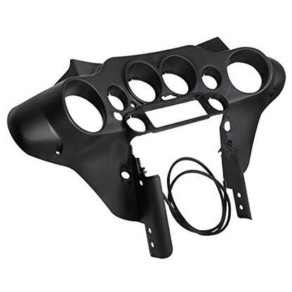 Front Outer and Inner Batwing Upper Fairing Cowl w/ 8 inch Windshield Fit for 1996-2013 Harley Davidson Touring Electra Glide Street Glide and Trike models