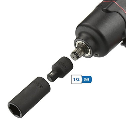 NEIKO 30223A 8 PC Impact Socket Adapter Set, Standard SAE Size, Cr-V Steel, Impact Driver & Wrench Conversion Kit, Locking Impact Socket Adapters & Reducer Set, Ball Detent, 1/4”, 3/8”, 1/2", 3/4”, 1” - size: 8-Pc, style: Adapter Reducer