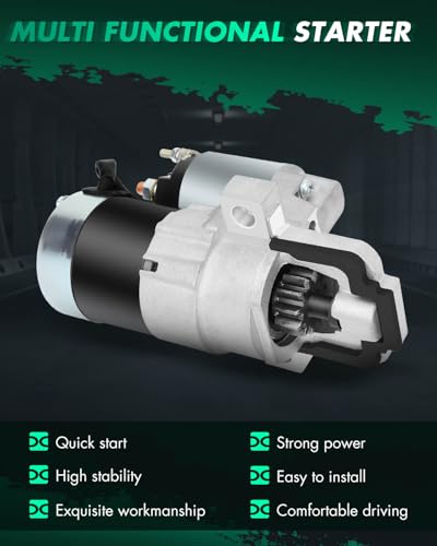 SCITOO Starter Fit For Ford Edge 2013 L4 2.0L(From 6/5/2012) 19227N - size: 19227N