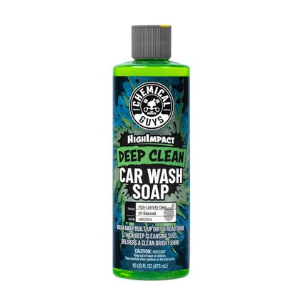 Chemical Guys, High Impact Deep Cleaning Car Wash Soap, High Suds, 16 oz - size: 16 Fl Oz (Pack of 1)