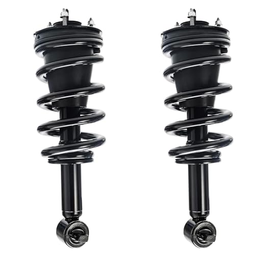 Detroit Axle - 4WD Struts Shocks Kit for 2014-2018 Chevy Silverado 1500 - size: 6AQS47172-V1/ strut shock sway kit