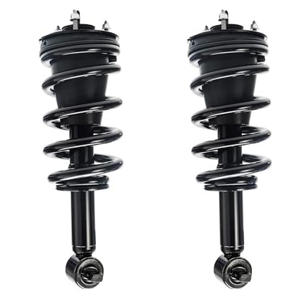 Detroit Axle - 4WD Struts Shocks Kit for 2014-2018 Chevy Silverado 1500 - size: 6AQS47172-V1/ strut shock sway kit